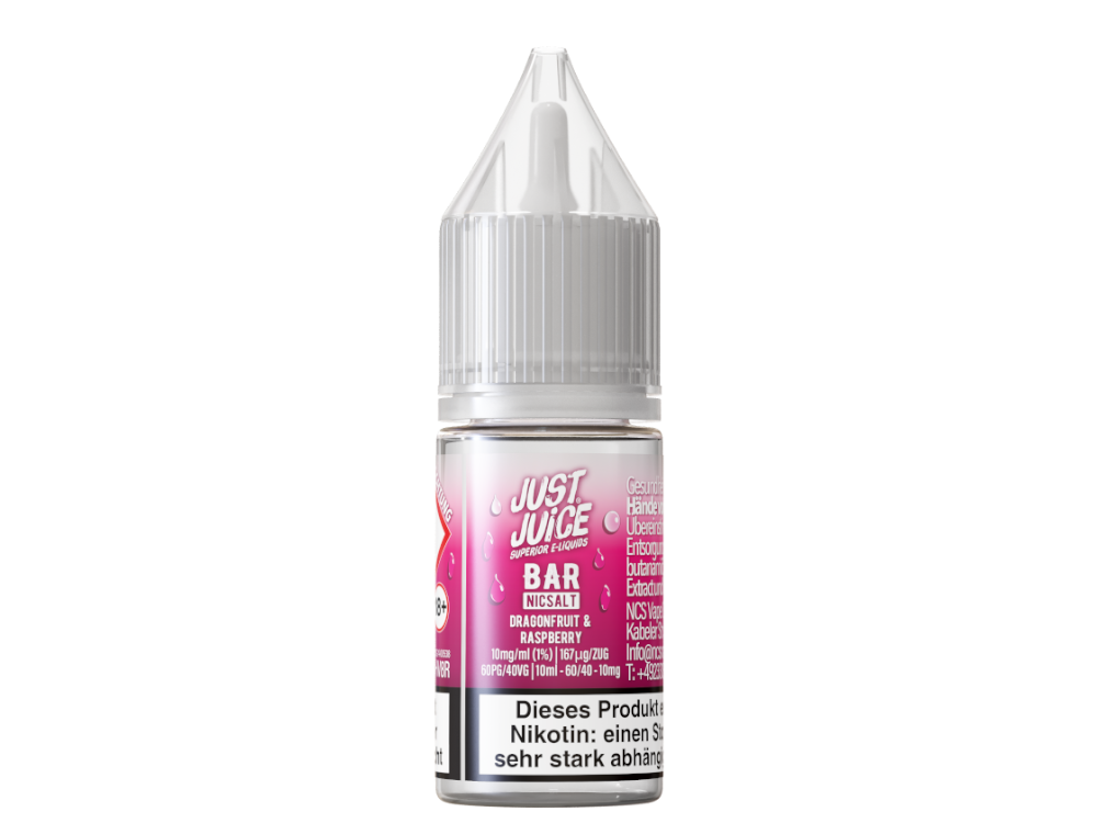 Just Juice - Bar - Dragonfruit & Raspberry - Nikotinsalz Liquid