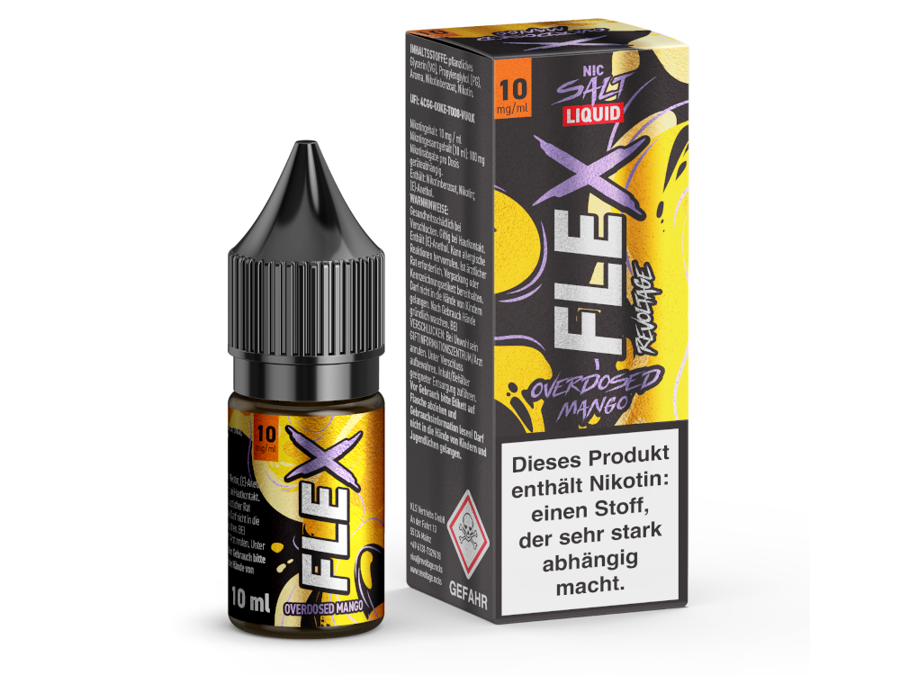 Revoltage FLEX Nikotinsalz-Liquid Mango 10 mg/ml