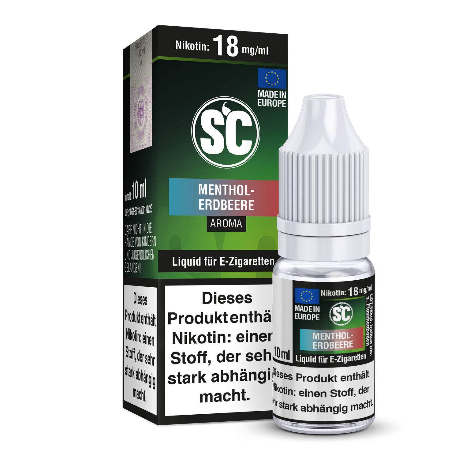 Menthol-Erdbeere E-Liquid