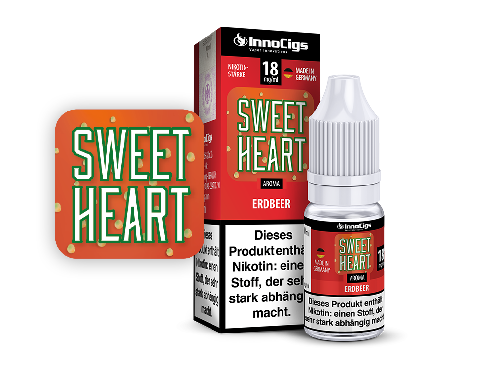 Sweetheart Erdbeer Aroma E-Liquid 9 mg/ml