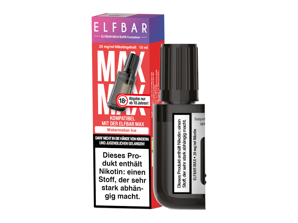 Elfbar Max Refill Container Prefilled Watermelon Ice 20 mg/ml