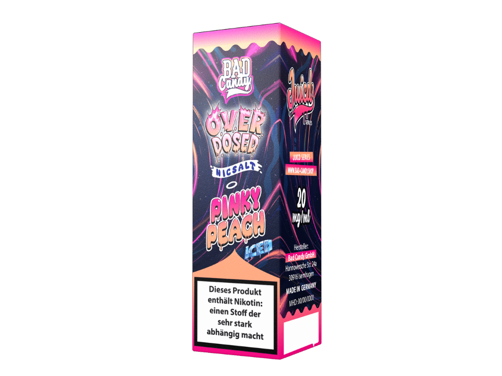 Bad Candy Liquids Juicd Nikotinsalz-Liquid Pinky Peach 20 mg/ml
