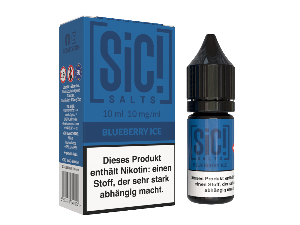 SiC! Salts - Nikotinsalz Liquid - Blueberry Ice