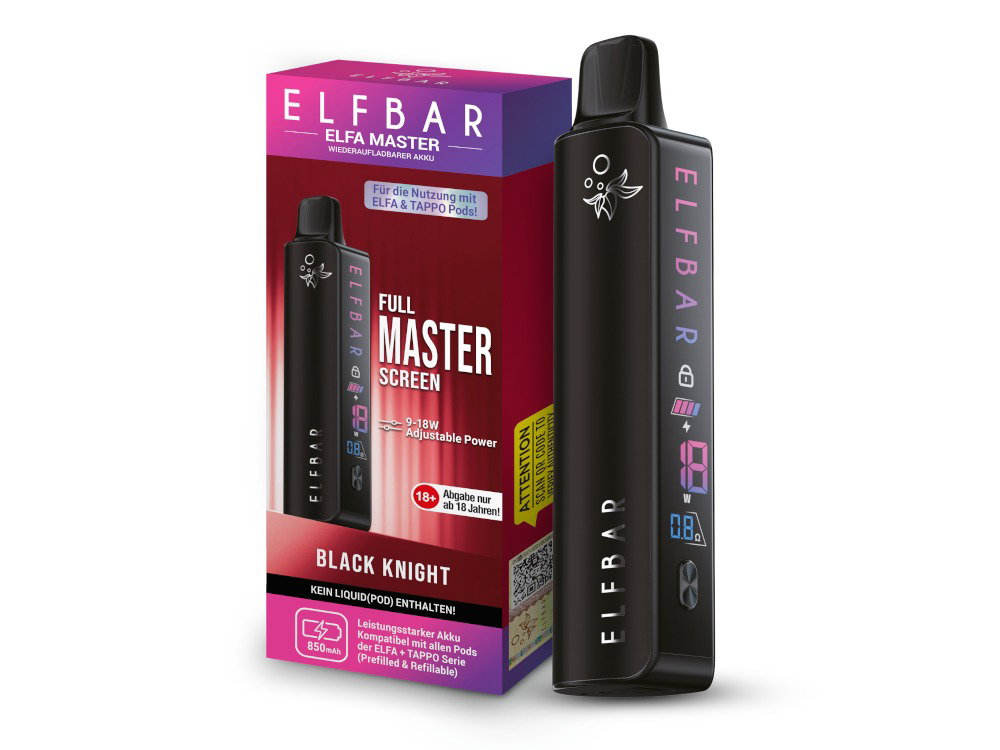Elfbar Elfa Master Akku 850 mAh Black Knight