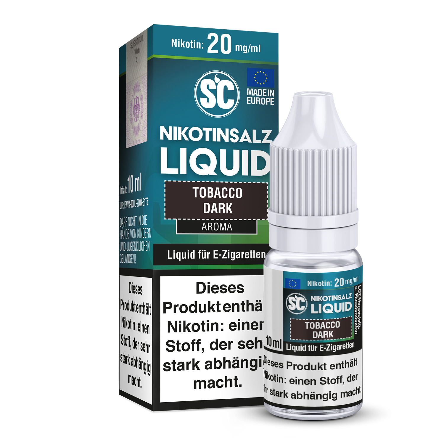 SC Tobacco Dark Nikotinsalz-Liquid 20 mg/ml