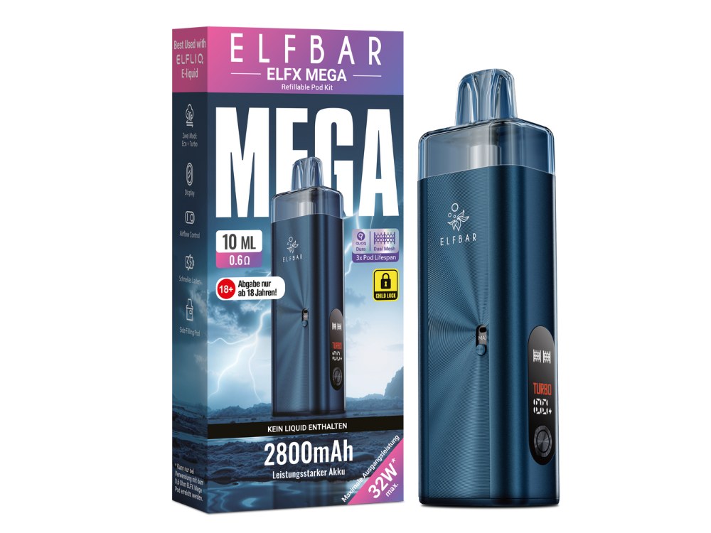 Elfbar Elfx Mega E-Zigaretten-Set