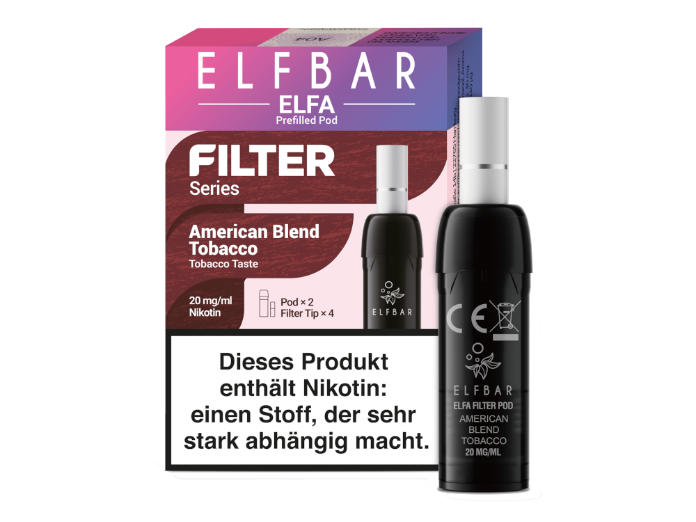 Elfbar Elfa Pod Filter Series Cream Tobacco