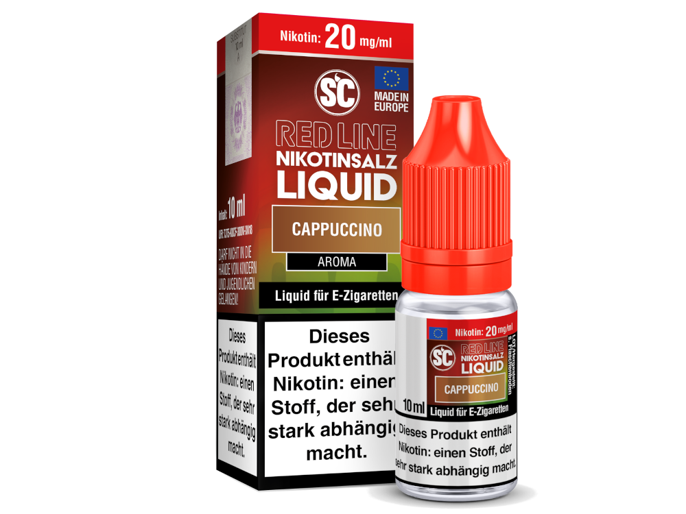SC Red Line Cappuccino Nikotinsalz-Liquid