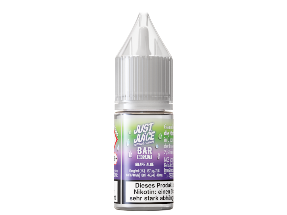 Just Juice Bar Nikotinsalz-Liquid Grape Aloe 10 mg/ml