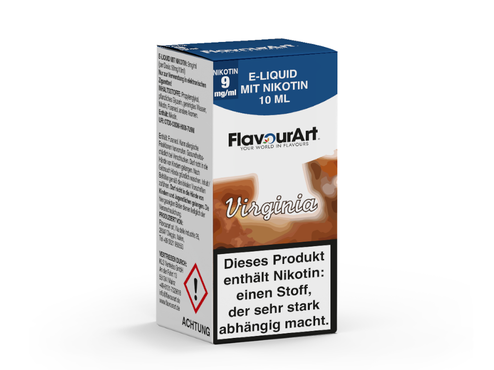 FlavourArt E-Liquid Virginia 9 mg/ml