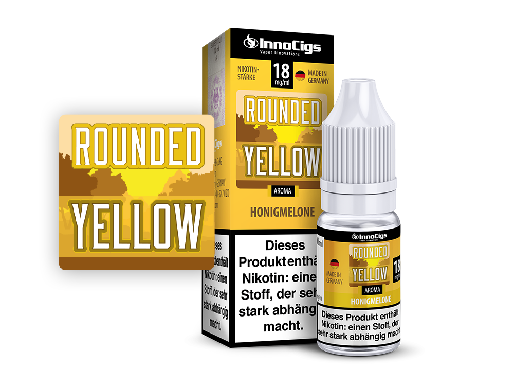 Rounded Yellow Honigmelonen Aroma E-Liquid 18 mg/ml