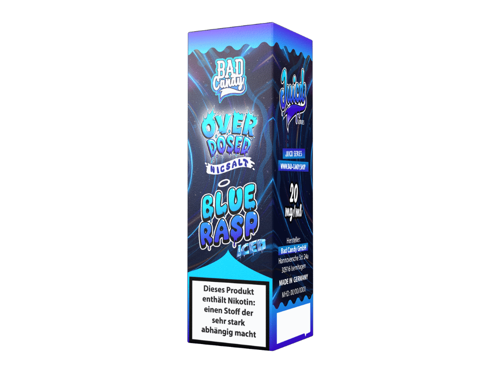 Bad Candy Liquids Juicd Nikotinsalz-Liquid Blue Rasp 20 mg/ml