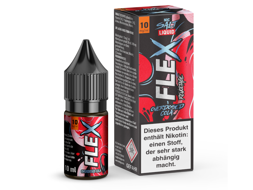 Revoltage FLEX Nikotinsalz-Liquid Cola 10 mg/ml