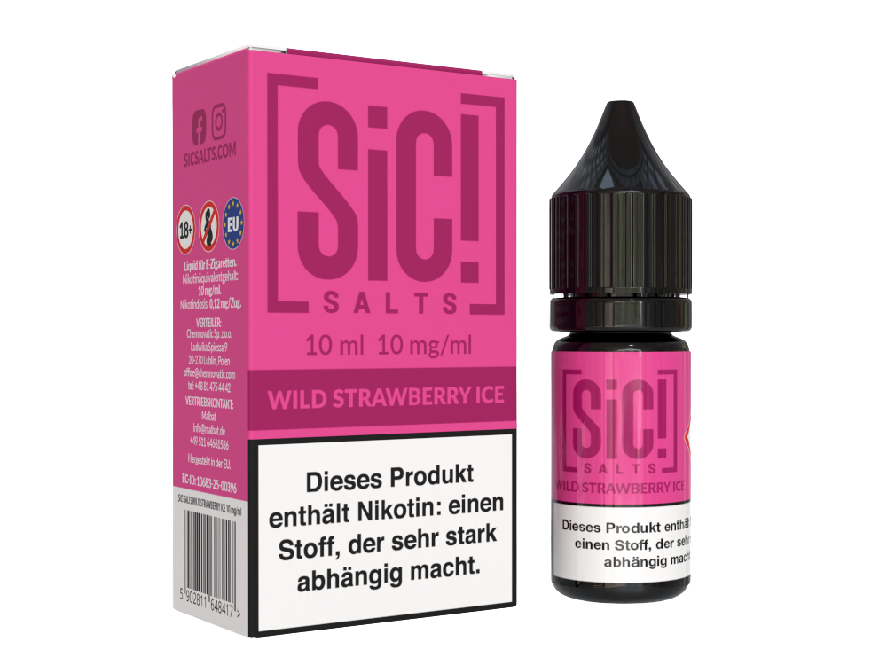SiC! Salts - Nikotinsalz Liquid - Wild Strawberry Ice