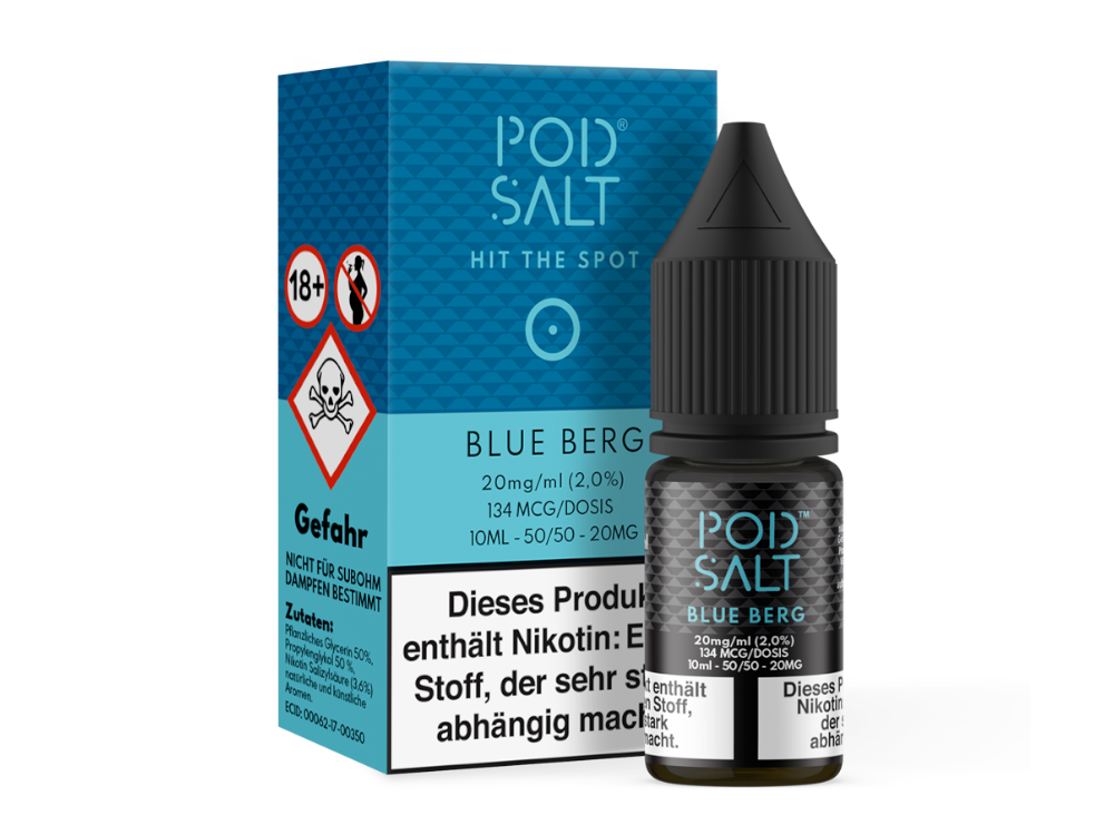 Pod Salt Blue Berg Nikotinsalz-Liquid 20 mg/ml