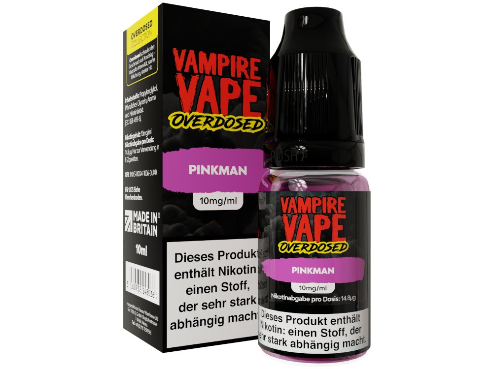 Vampire Vape Overdosed Nikotinsalz-Liquid Pinkman