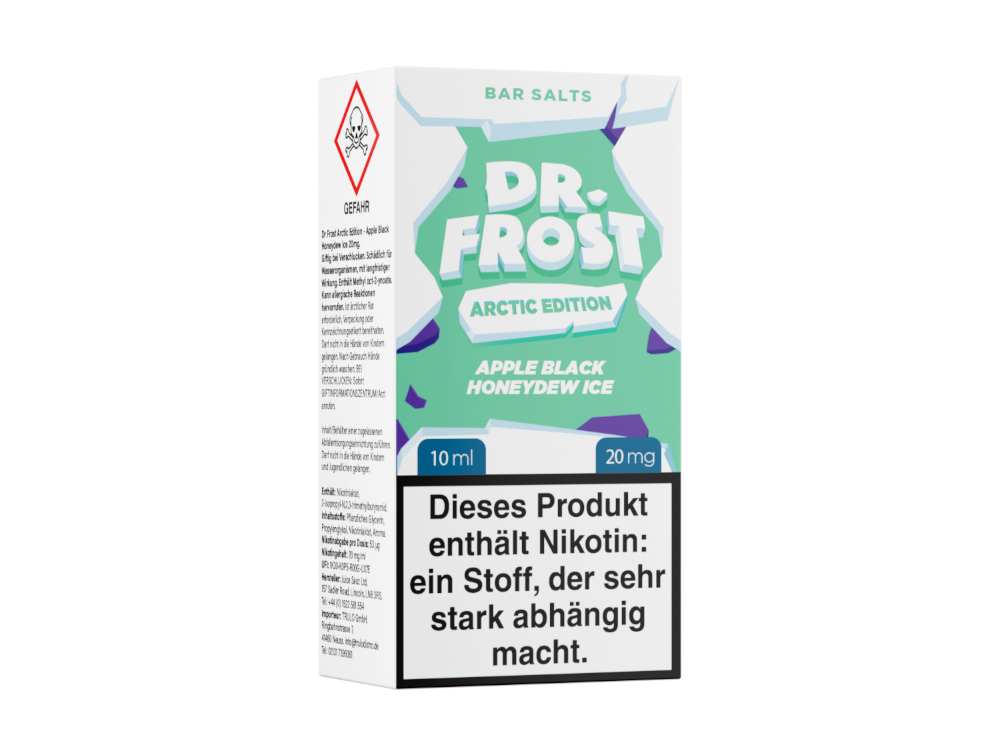 Dr. Frost Arctic Edition Nikotinsalz-Liquid Apple Black Honeydew Ice 20 mg/ml