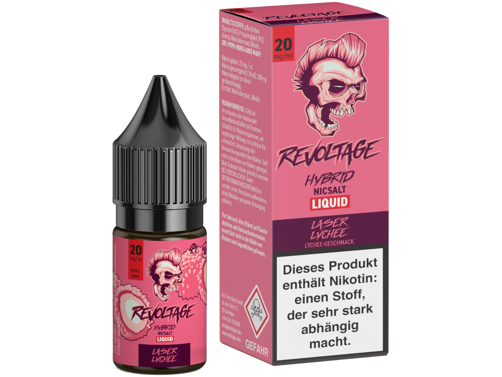 Revoltage Hybrid-Nikotinsalz-Liquid Laser Lychee 20 mg/ml