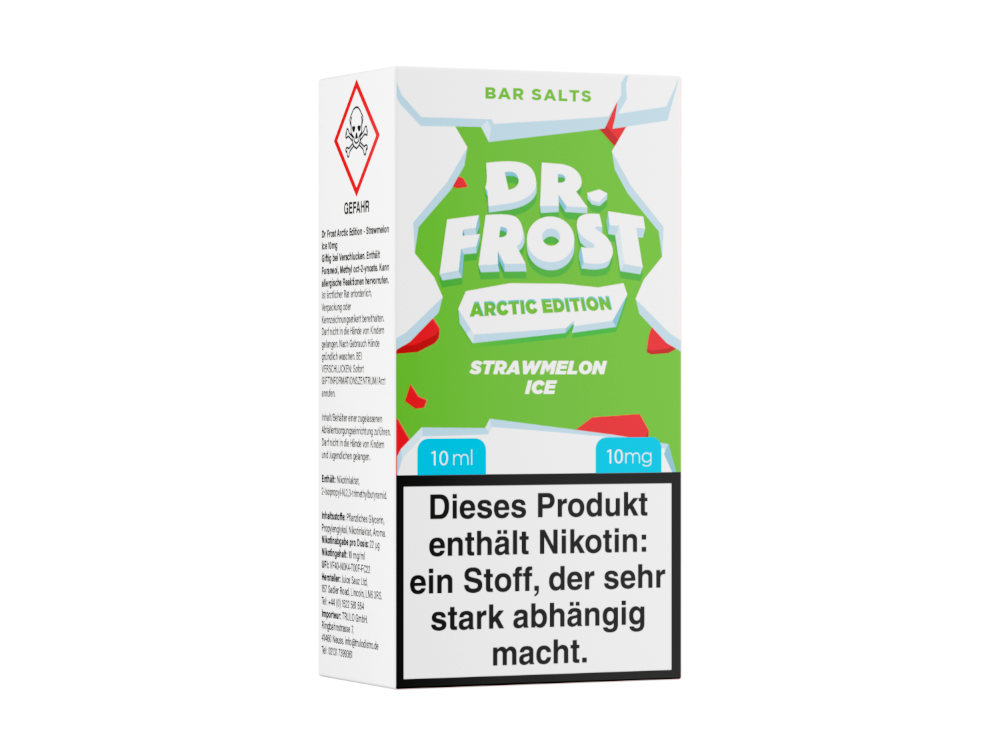 Dr. Frost Arctic Edition Nikotinsalz-Liquid Strawmelon Ice