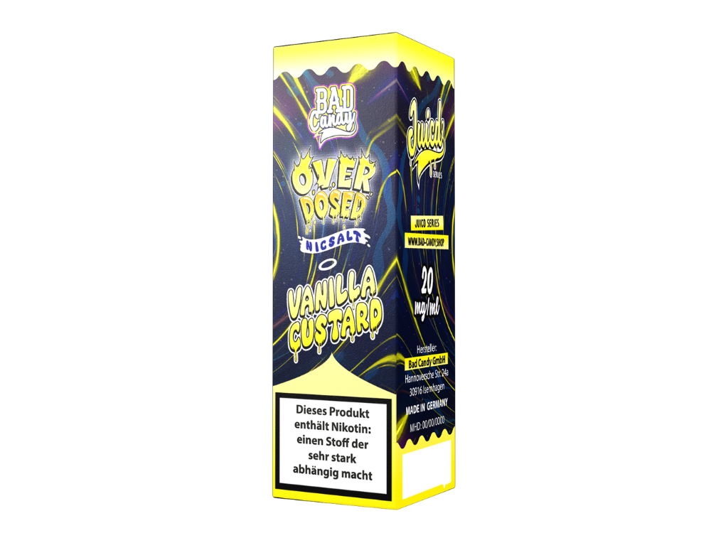 Bad Candy Liquids Juicd Nikotinsalz-Liquid Vanilla Custard 20 mg/ml