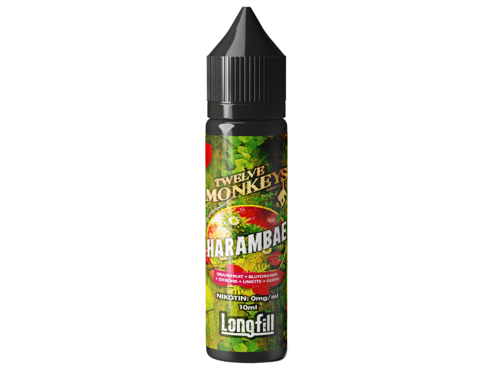 Twelve Monkeys Longfill 10 ml Harambae
