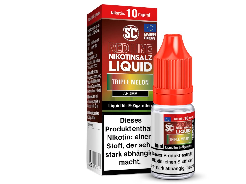 SC Red Line Triple Melon Nikotinsalz-Liquid 10 mg/ml
