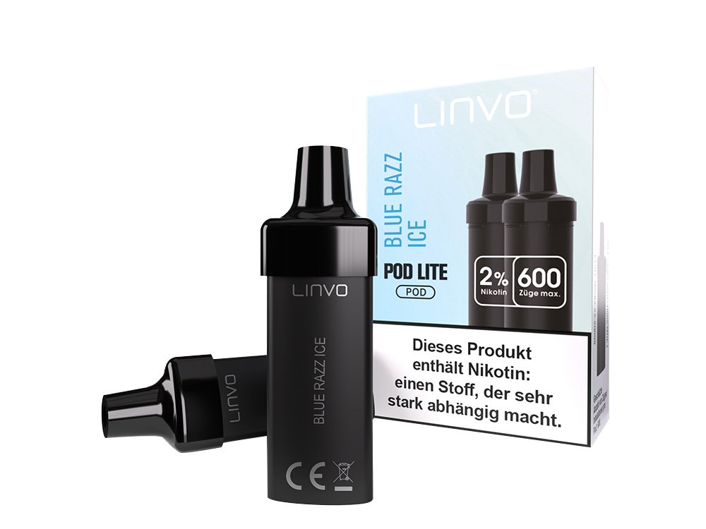 Linvo Pod Lite Cartridge Prefilled Blue Razz Ice 20 mg/ml