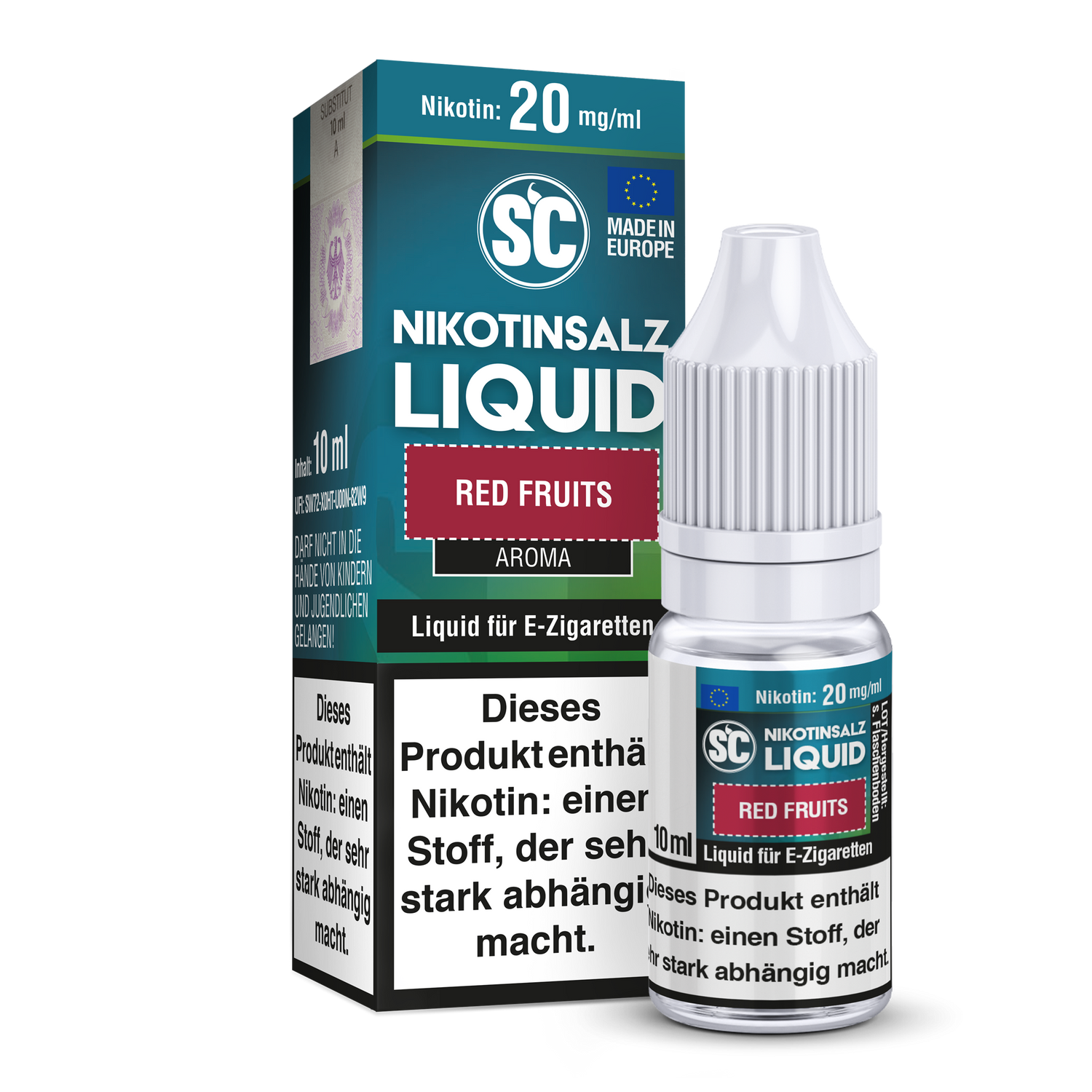 SC Red Fruits Nikotinsalz-Liquid 20 mg/ml