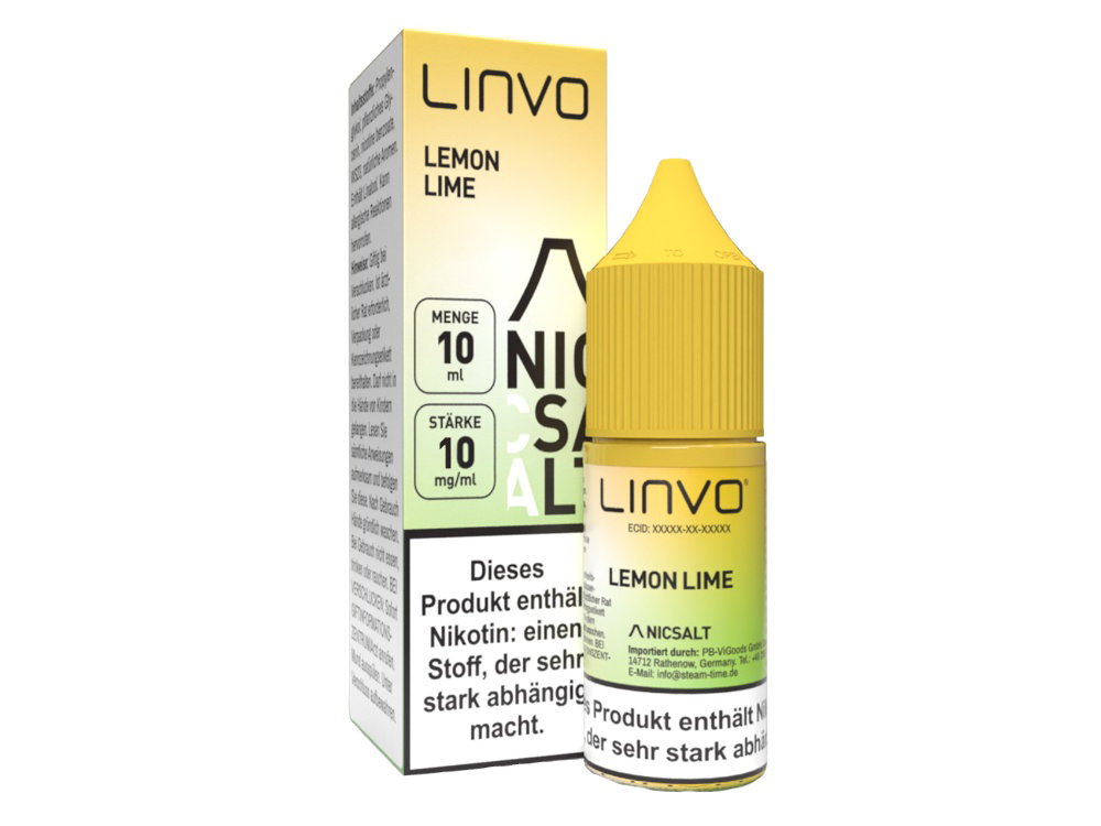 Linvo Nikotinsalz-Liquid Lemon Lime