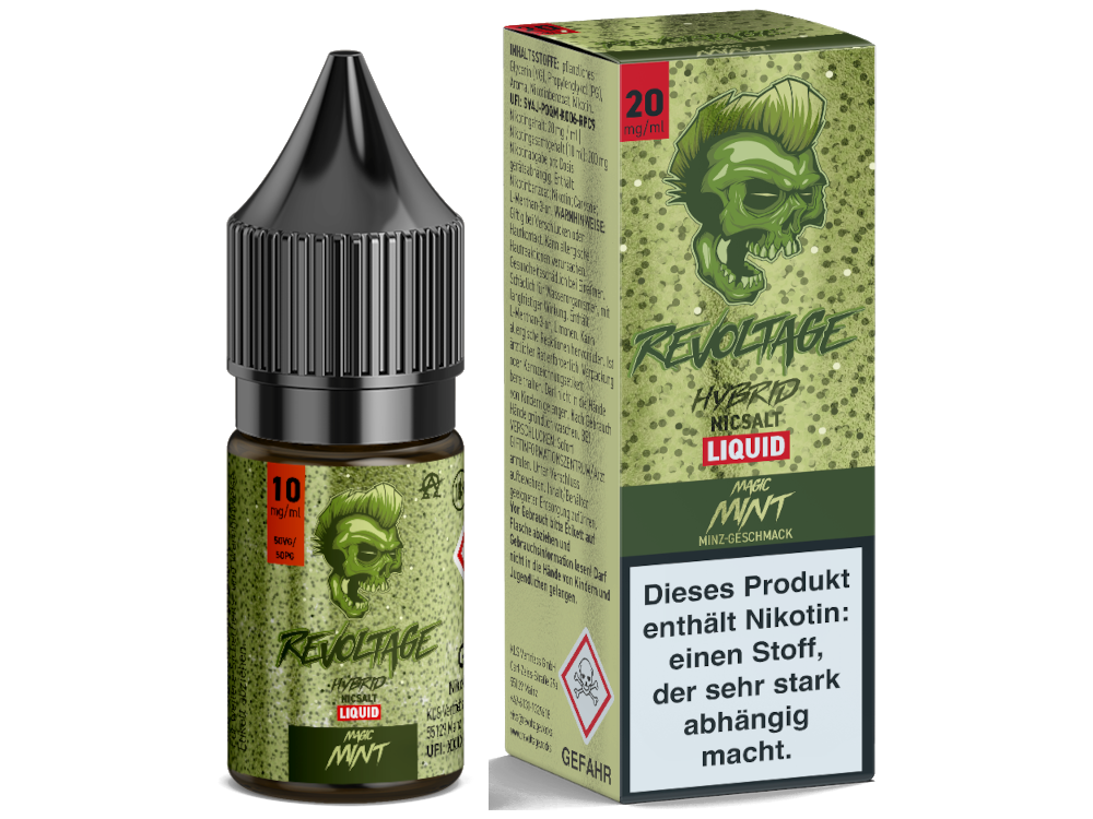 Revoltage Tobacco Gold Hybrid-Nikotinsalz-Liquid Magic Mint 20 mg/ml