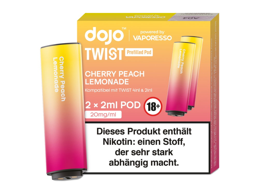 Vaporesso Dojo Twist Pod 20 mg/ml Prefilled Cherry Peach Lemonade