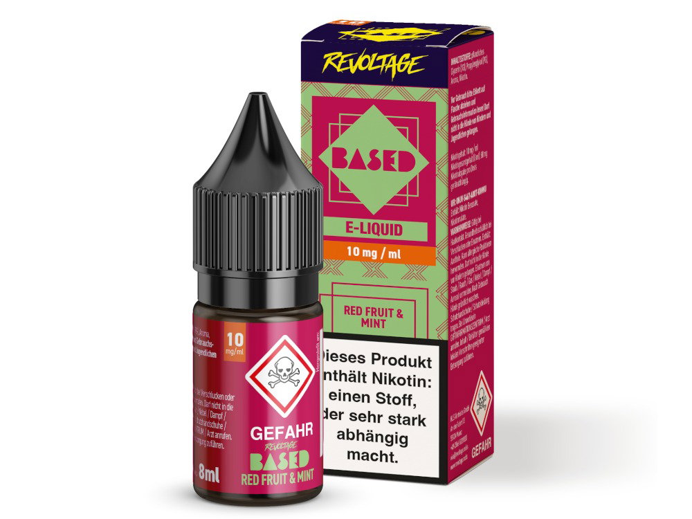 Revoltage BASED Hybrid-Nikotinsalz-Liquid Red Fruit Mint