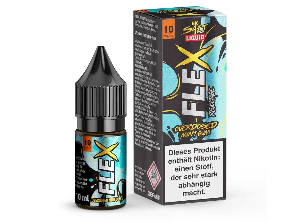 Revoltage FLEX Nikotinsalz-Liquid Mint Gum 10 mg/ml
